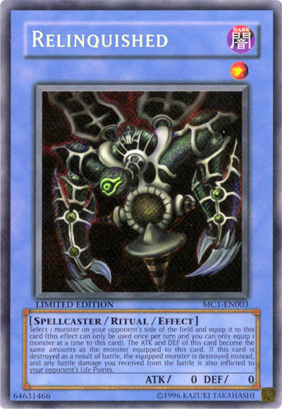 Relinquished [MC1-EN003] Secret Rare | GnG Games