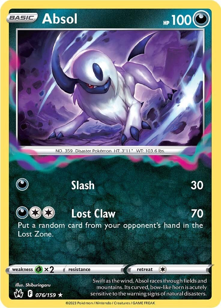 Absol (076/159) [Sword & Shield: Crown Zenith] | GnG Games