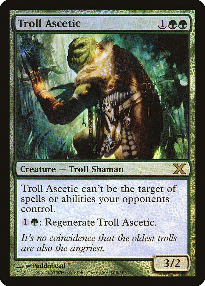 Troll Ascetic (Premium Foil) [Tenth Edition] | GnG Games