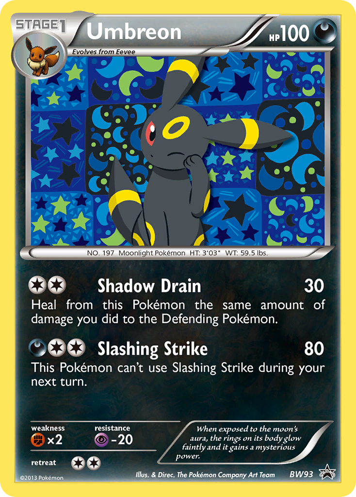 Umbreon (BW93) [Black & White: Black Star Promos] | GnG Games