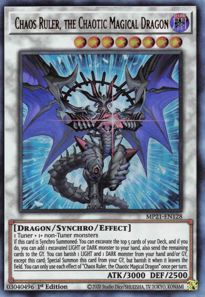 Chaos Ruler, the Chaotic Magical Dragon [MP21-EN128] Ultra Rare | GnG Games