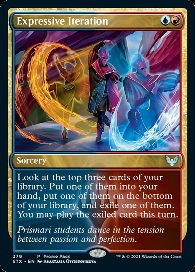 Expressive Iteration (Promo Pack) [Strixhaven: School of Mages] | GnG Games