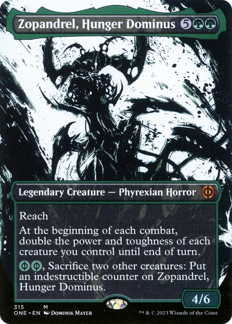 Zopandrel, Hunger Dominus (Borderless Ichor) [Phyrexia: All Will Be One] | GnG Games