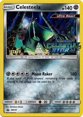 Celesteela (SM131) (Staff Prerelease Promo) [Sun & Moon: Black Star Promos] | GnG Games