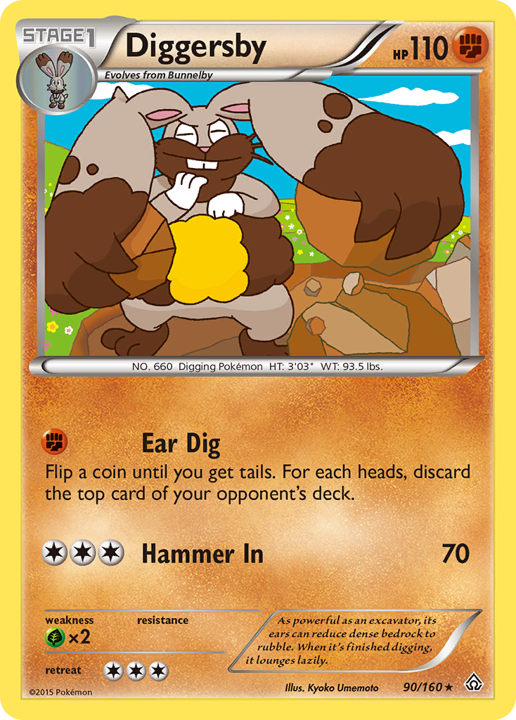 Diggersby (90/160) [XY: Primal Clash] | GnG Games