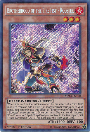 Brotherhood of the Fire Fist - Rooster [MP14-EN120] Secret Rare | GnG Games