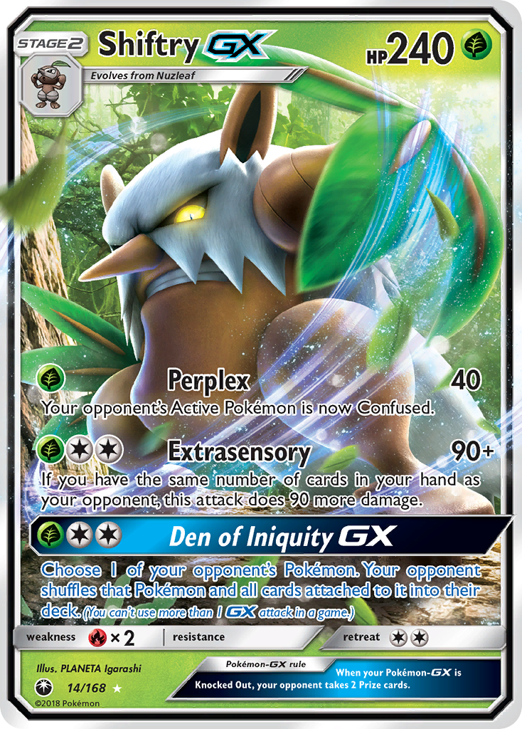 Shiftry GX (14/168) [Sun & Moon: Celestial Storm] | GnG Games