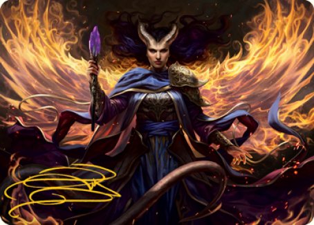 Farideh, Devil's Chosen Art Card (Gold-Stamped Signature) [Dungeons & Dragons: Adventures in the Forgotten Realms Art Series] | GnG Games