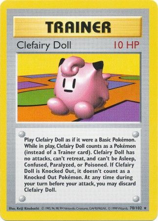 Clefairy Doll (70/102) [Base Set Shadowless Unlimited] | GnG Games