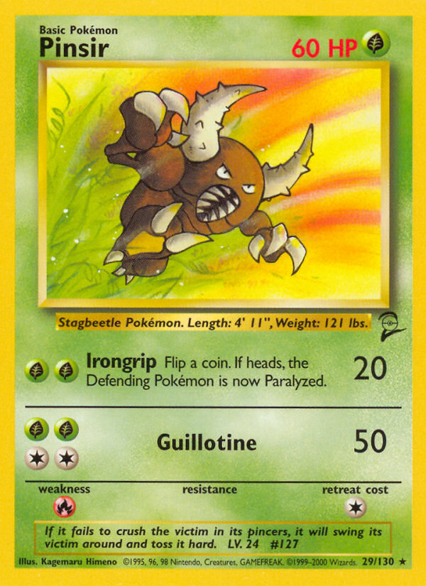 Pinsir (29/130) [Base Set 2] | GnG Games