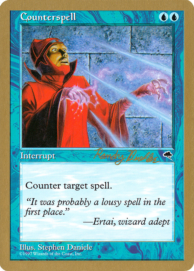 Counterspell (Randy Buehler) [World Championship Decks 1998] | GnG Games