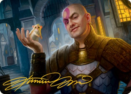 Minsc, Beloved Ranger Art Card (Gold-Stamped Signature) [Dungeons & Dragons: Adventures in the Forgotten Realms Art Series] | GnG Games