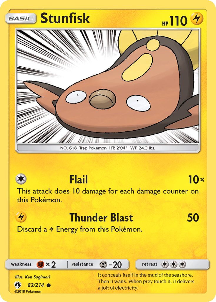 Stunfisk (83/214) [Sun & Moon: Lost Thunder] | GnG Games