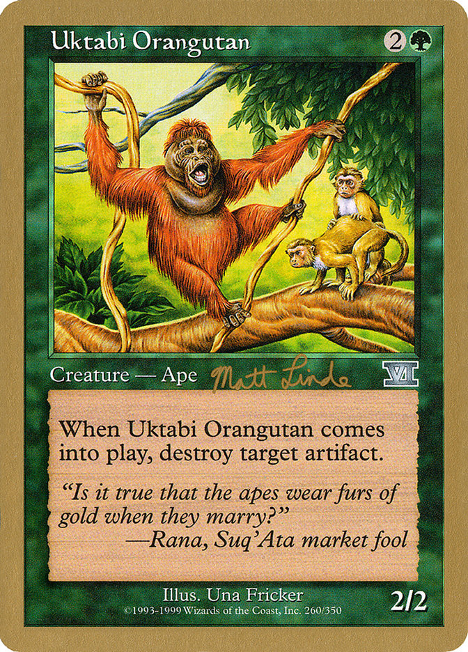 Uktabi Orangutan (Matt Linde) [World Championship Decks 1999] | GnG Games