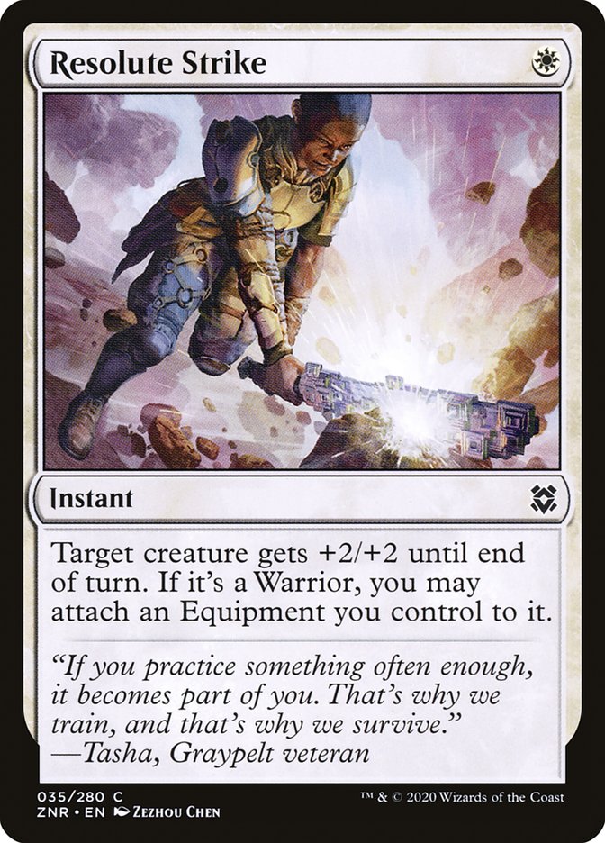 Resolute Strike [Zendikar Rising] | GnG Games