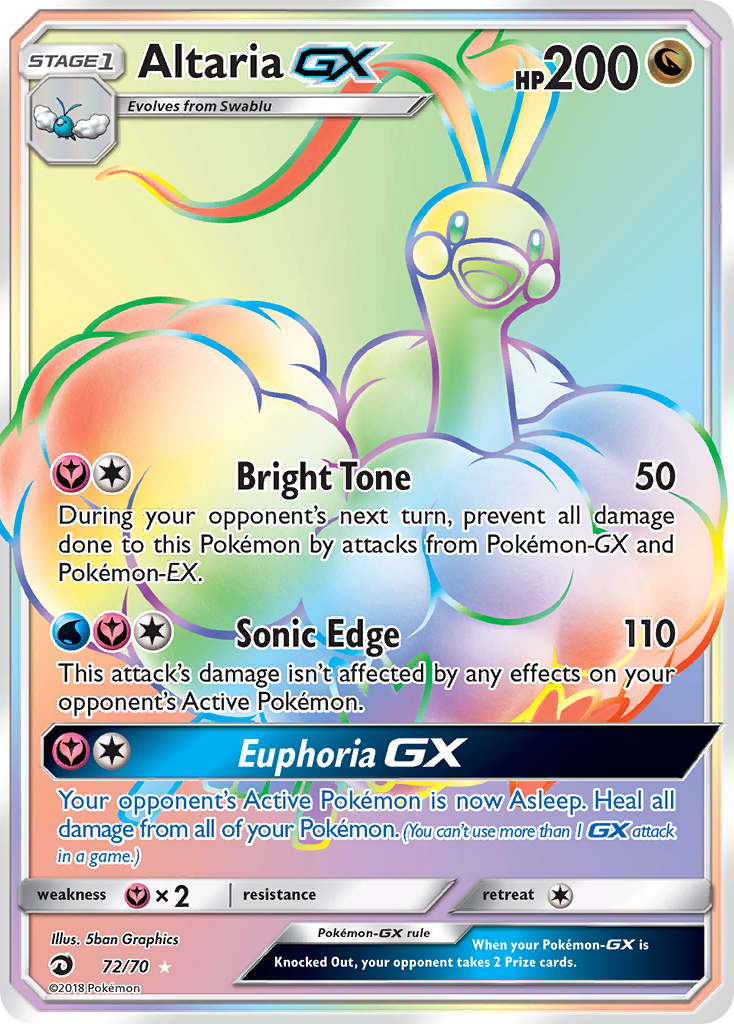 Altaria GX (72/70) [Sun & Moon: Dragon Majesty] | GnG Games