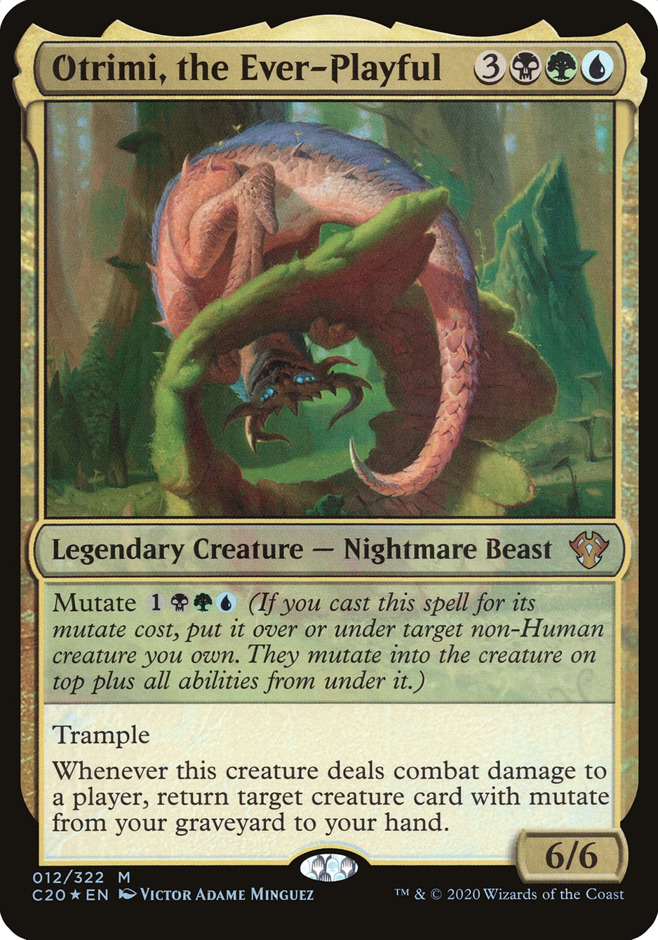 Otrimi, the Ever-Playful (Commander 2020) [Oversize Cards] | GnG Games
