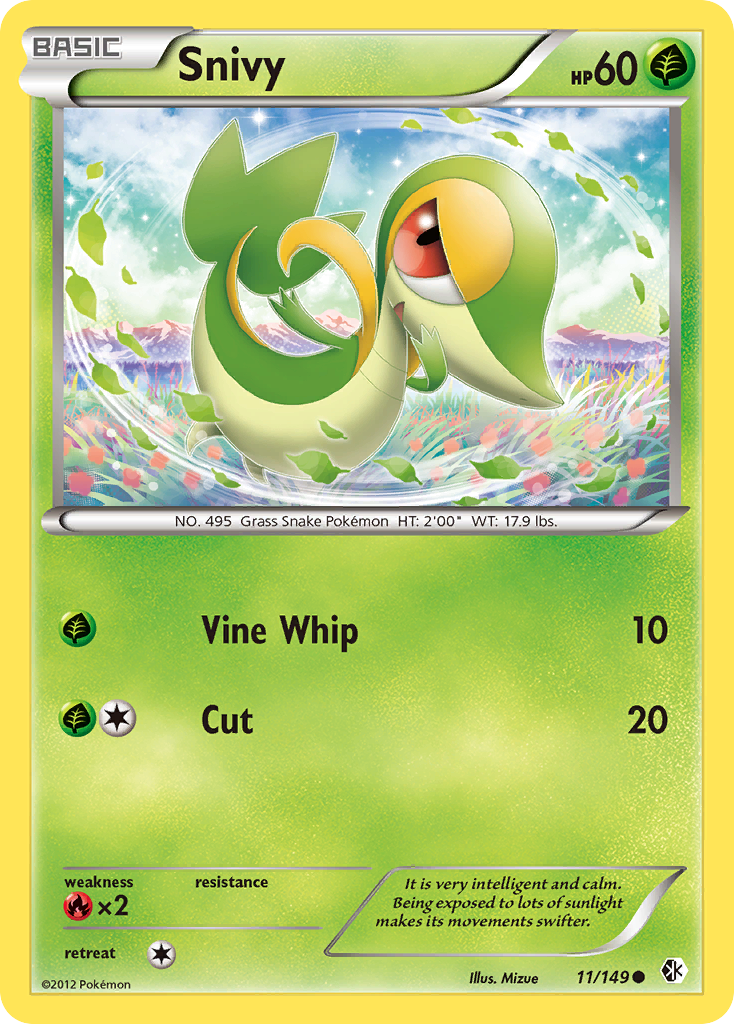 Snivy (11/149) [Black & White: Boundaries Crossed] | GnG Games