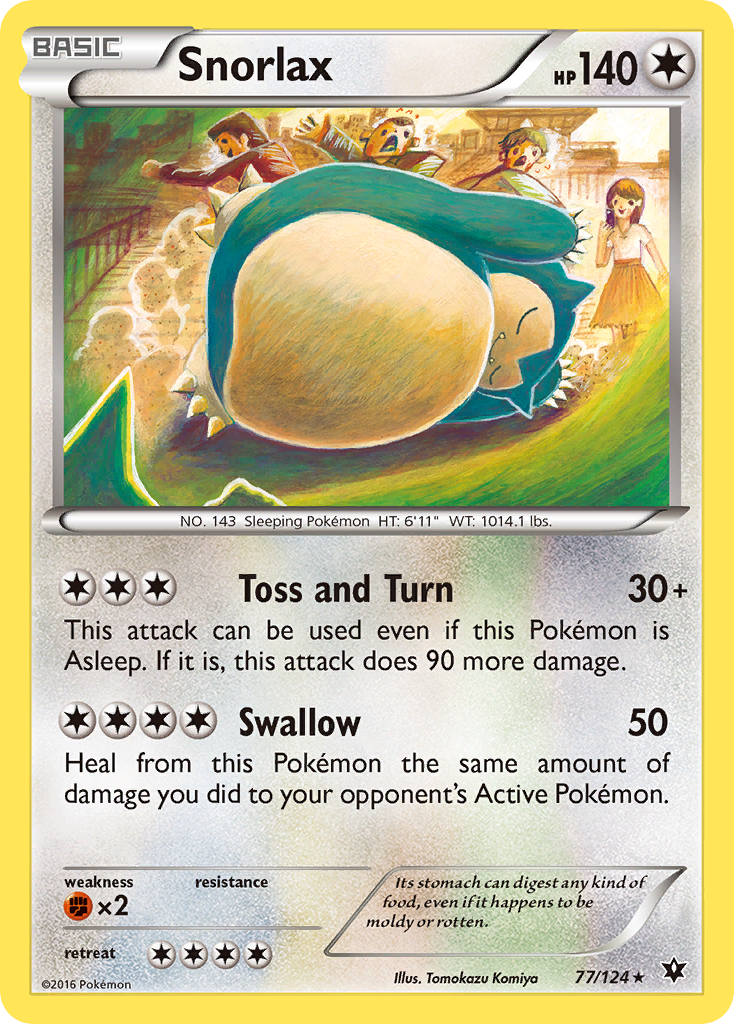 Snorlax (77/124) [XY: Fates Collide] | GnG Games