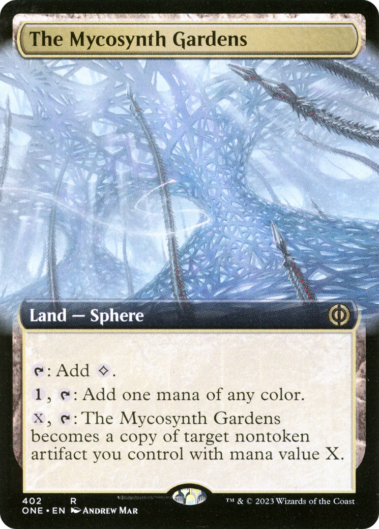 The Mycosynth Gardens (Extended Art) [Phyrexia: All Will Be One] | GnG Games