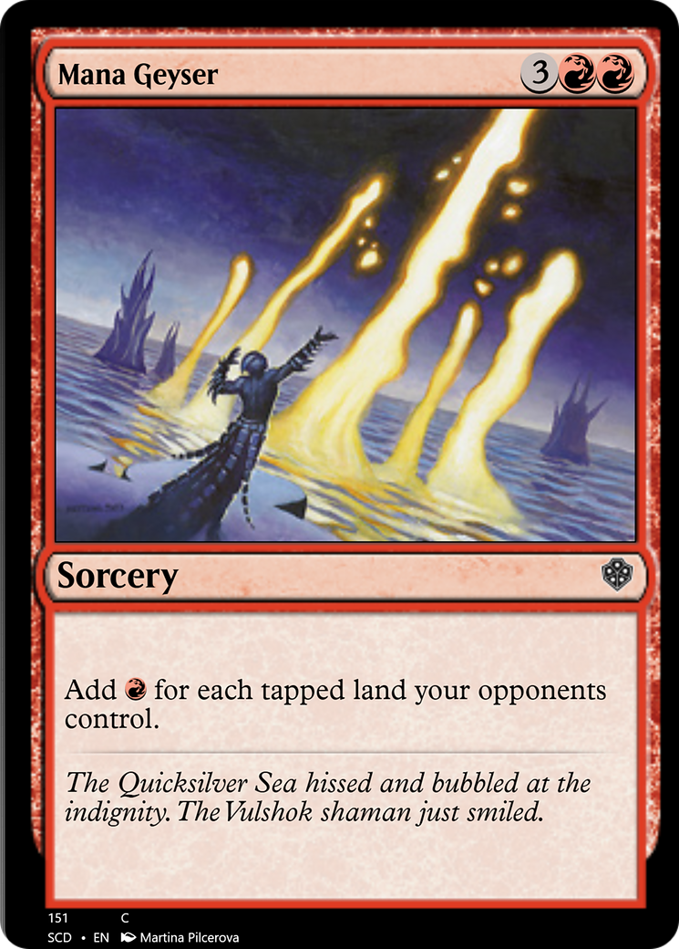 Mana Geyser [Starter Commander Decks] | GnG Games