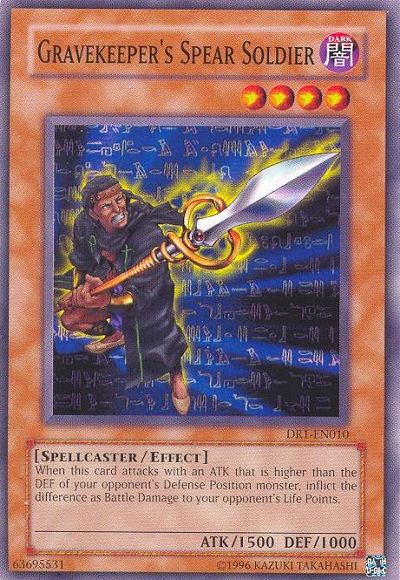 Gravekeeper's Spear Soldier [DR1-EN010] Common | GnG Games
