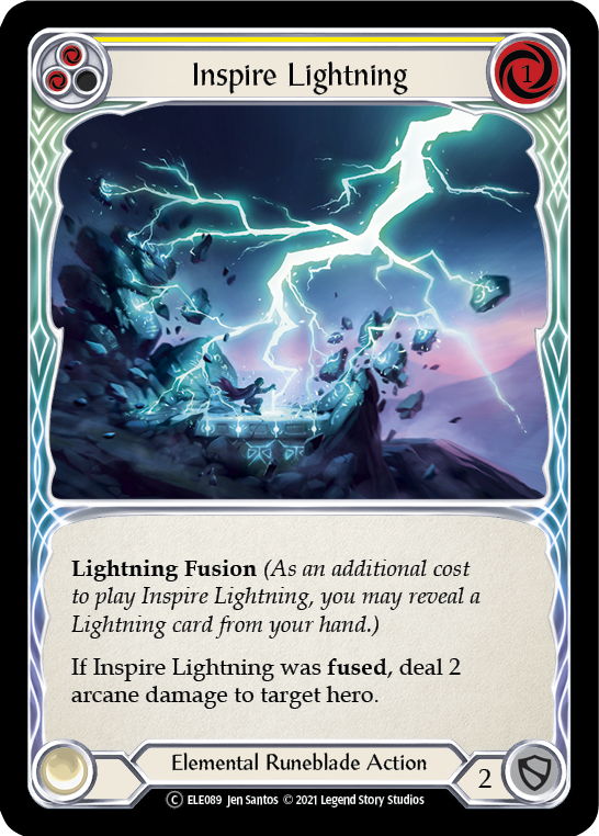 Inspire Lightning (Yellow) [U-ELE089] Unlimited Normal | GnG Games