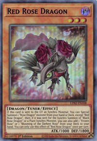 Red Rose Dragon (Blue) [LDS2-EN108] Ultra Rare | GnG Games