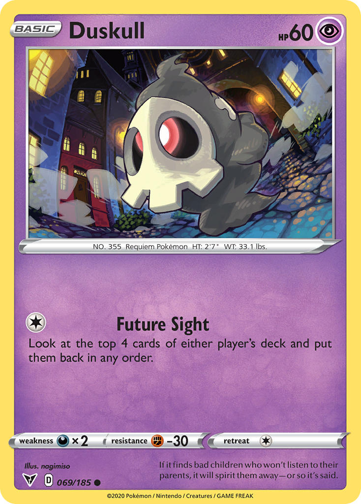 Duskull (069/185) [Sword & Shield: Vivid Voltage] | GnG Games