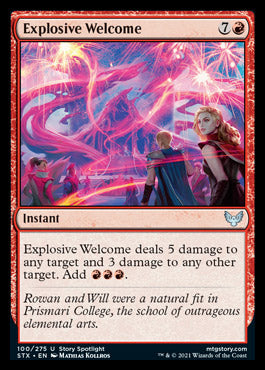 Explosive Welcome [Strixhaven: School of Mages] | GnG Games