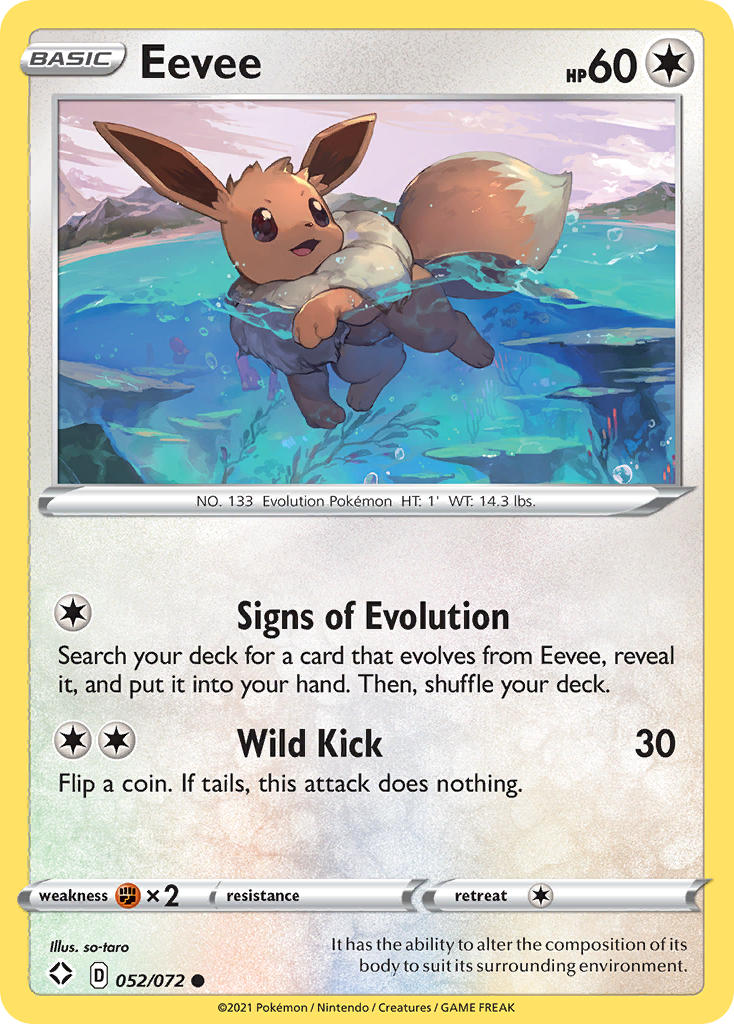 Eevee (052/072) [Sword & Shield: Shining Fates] | GnG Games