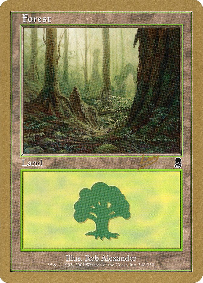 Forest (rl348) (Raphael Levy) [World Championship Decks 2002] | GnG Games