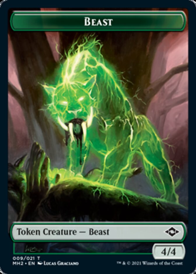 Beast Token // Treasure Token (#20) [Modern Horizons 2 Tokens] | GnG Games