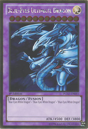 Blue-Eyes Ultimate Dragon [PGLD-EN055] Gold Rare | GnG Games