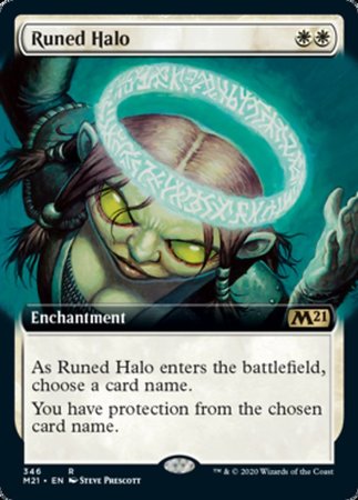 Runed Halo (Extended Art) [Core Set 2021] | GnG Games