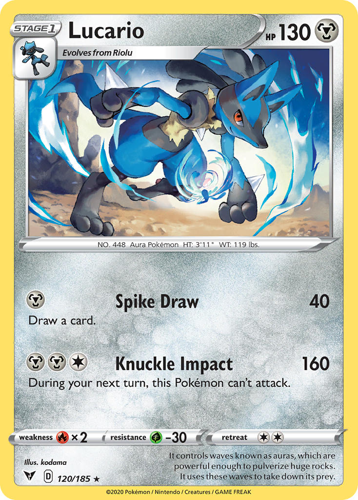 Lucario (120/185) [Sword & Shield: Vivid Voltage] | GnG Games