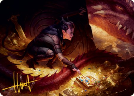 Hoard Robber Art Card (Gold-Stamped Signature) [Dungeons & Dragons: Adventures in the Forgotten Realms Art Series] | GnG Games