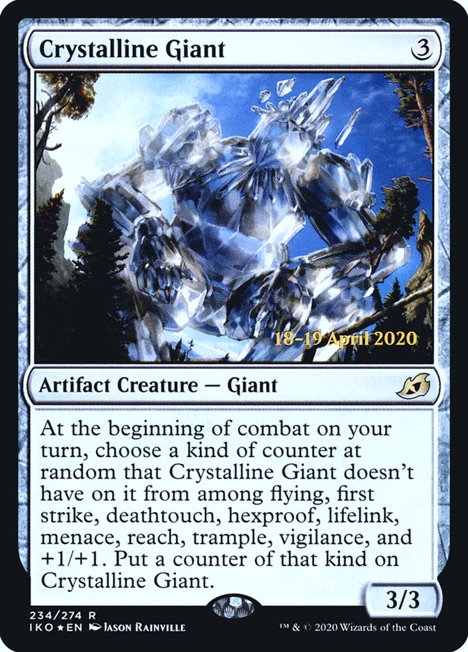 Crystalline Giant  [Ikoria: Lair of Behemoths Prerelease Promos] | GnG Games