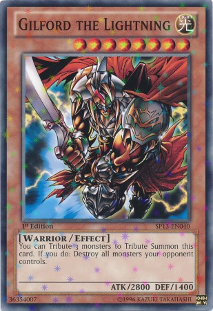 Gilford the Lightning [SP13-EN040] Starfoil Rare | GnG Games