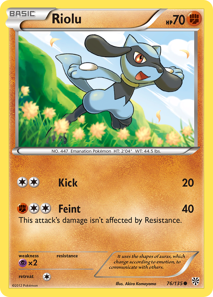 Riolu (76/135) [Black & White: Plasma Storm] | GnG Games