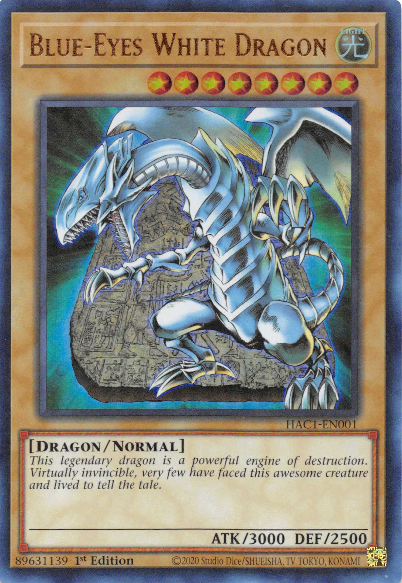 Blue-Eyes White Dragon (Duel Terminal) [HAC1-EN001] Parallel Rare | GnG Games