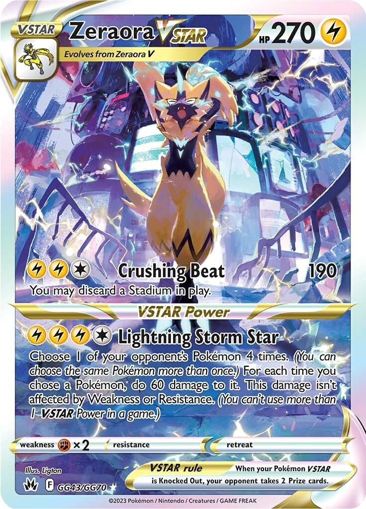 Zeraora VSTAR (GG43/GG70) [Sword & Shield: Crown Zenith] | GnG Games