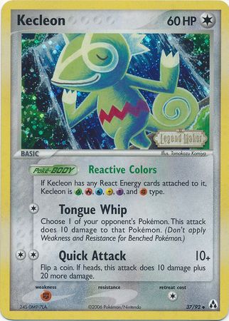 Kecleon (37/92) (Stamped) [EX: Legend Maker] | GnG Games