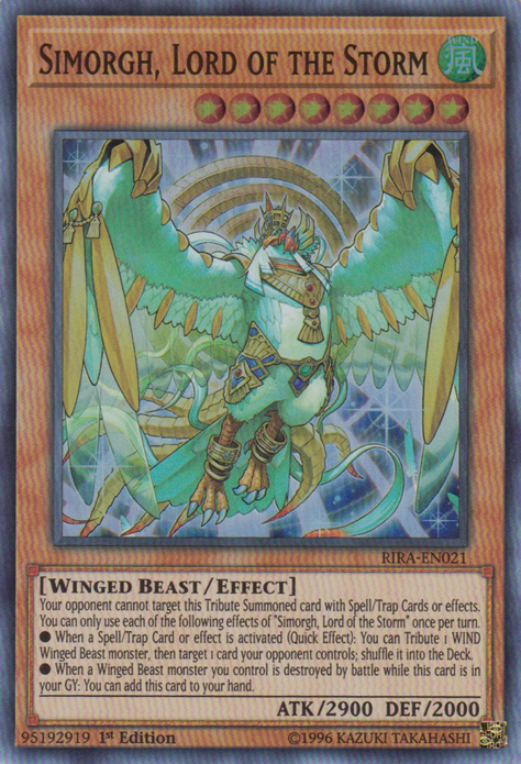 Simorgh, Lord of the Storm [RIRA-EN021] Super Rare | GnG Games