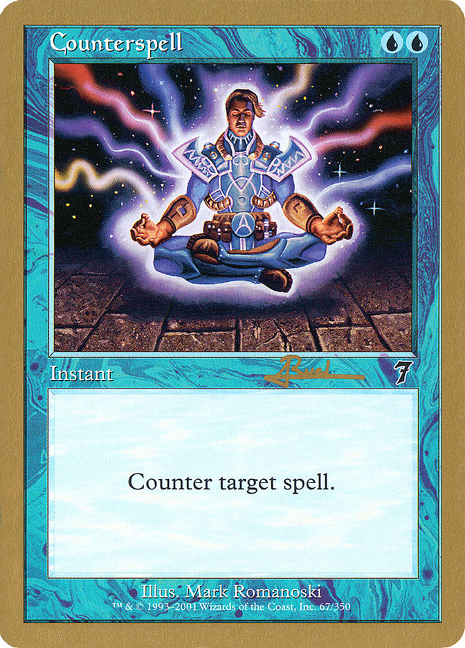 Counterspell (Antoine Ruel) (7ED) [World Championship Decks 2001] | GnG Games