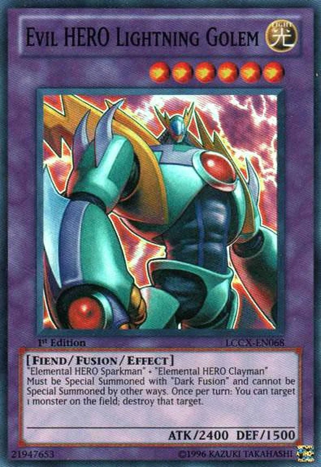 Evil HERO Lightning Golem [LCGX-EN068] Super Rare | GnG Games