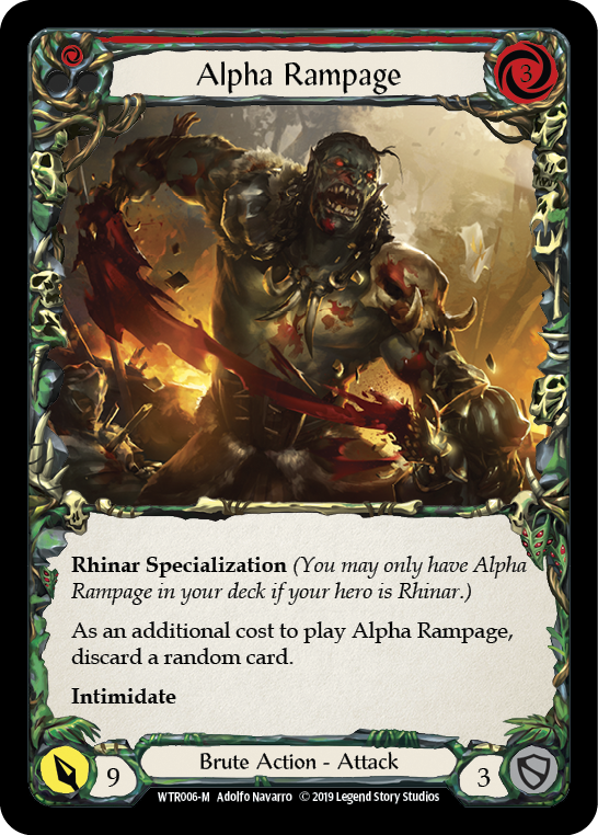 Alpha Rampage [WTR006-M] Alpha Print Normal | GnG Games