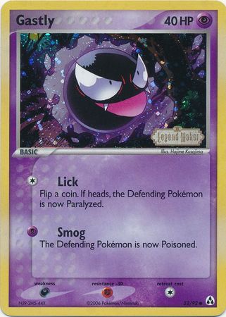 Gastly (52/92) (Stamped) [EX: Legend Maker] | GnG Games