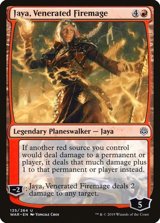 Jaya, Venerated Firemage [War of the Spark] | GnG Games