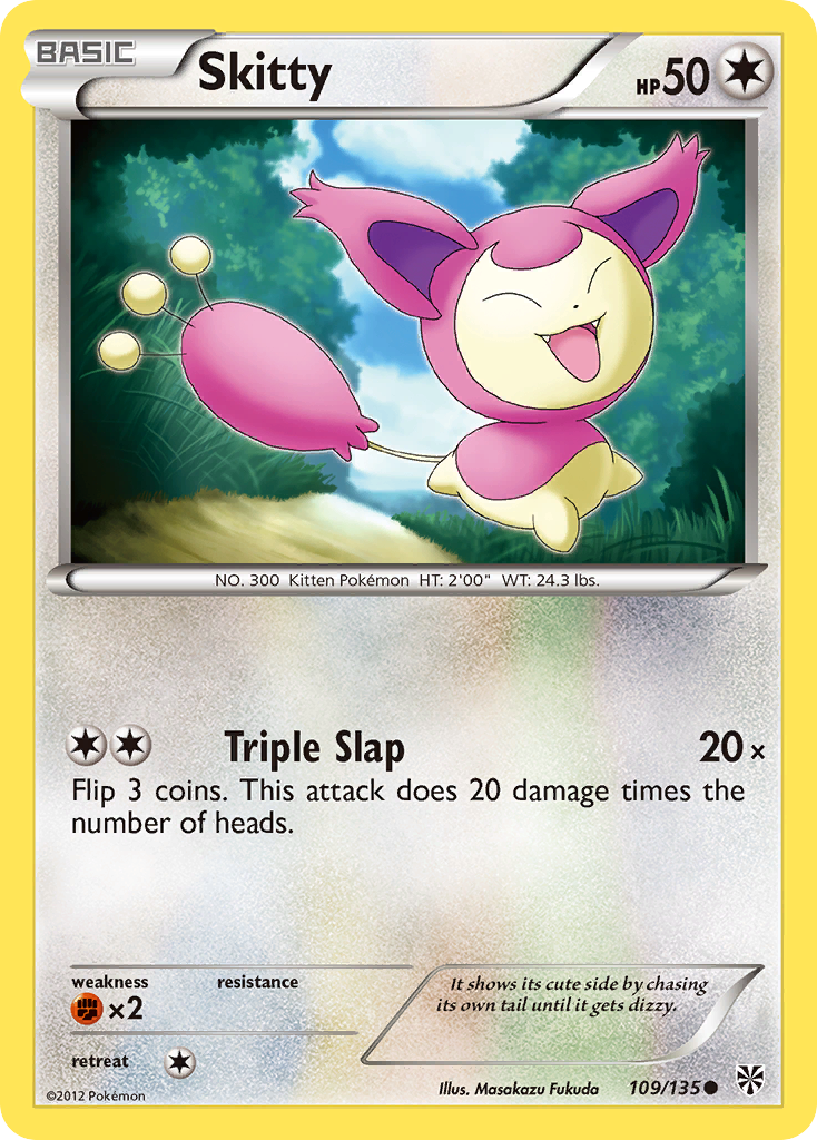 Skitty (109/135) [Black & White: Plasma Storm] | GnG Games